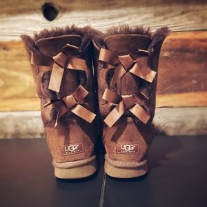 Chocolate Bailey Bow Uggs